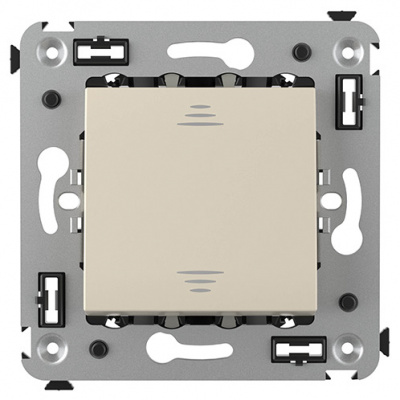 Выключатель одноклавишный в стену, "Avanti", "Ванильная дымка" DKC DKC Avanti 4405103DKC