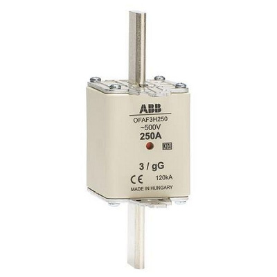 Предохранитель OFAF3H300 300A тип gG размер3, до 500В ABB ABB  1SCA022627R6430