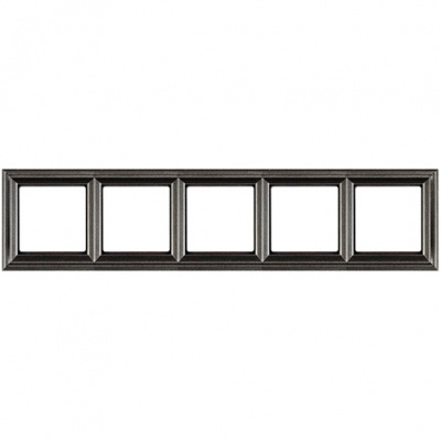Рамка 5-постовая Jung Eco Profi DECO Антрацит Jung Eco Profi DECO EPD485AN