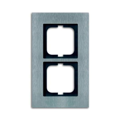 Рамка 2-постовая ABB Carat Сталь ABB Carat 2CKA001754A4255