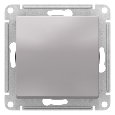 Переключатель 1-клавишный сх.6 10AX механизм Schneider Electric AtlasDesign Алюминий Systeme Electric AtlasDesign ATN000361