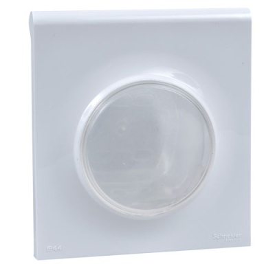 Odace Выключатель 1-клавишный, IP44, Белый Schneider Electric Schneider Electric  S52R2010W