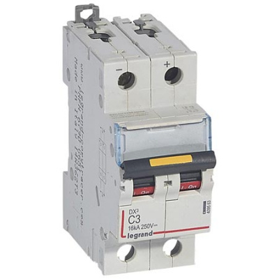 Автоматический выключатель 2P 3A C 10kA Legrand DX3 Legrand DX3 409563
