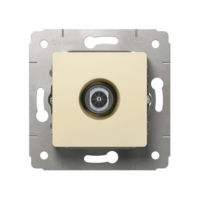 Розетка TV проходная Legrand Cariva Слоновая кость Legrand Cariva 773780