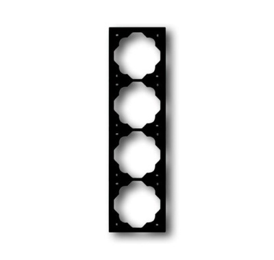 Рамка 4-постовая ABB BJE Impuls Черный бархат ABB Impuls 2CKA001754A4427