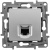 Информационная розетка RJ 45 категория 5e UTP Legrand Etika Алюминий Legrand Etika 672441