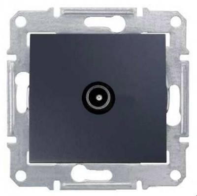 Розетка TV проходная 8dB Schneider Electric Sedna Графит Schneider Electric Sedna SDN3201270