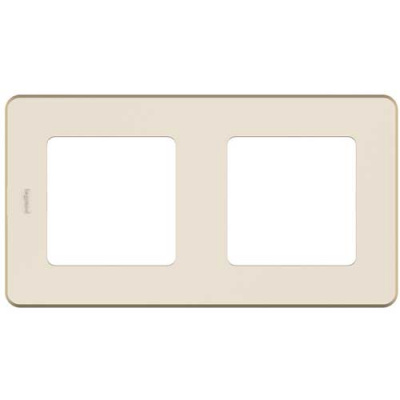 Рамка декоративная универсальная, 2 поста, Legrand Inspiria Слоновая кость Legrand Inspiria 673941