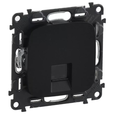 Розетка информационная 1-ая RJ 45 кат.5e UTP Legrand Valena Allure Антрацит Legrand Valena Allure 753950