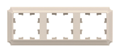 SE AtlasDesign ANTIQUE Рамка 3-постовая Бежевый Systeme Electric AtlasDesign ATN100203