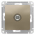 Розетка TV одиночная Schneider Electric AtlasDesign Шампань Systeme Electric AtlasDesign ATN000593