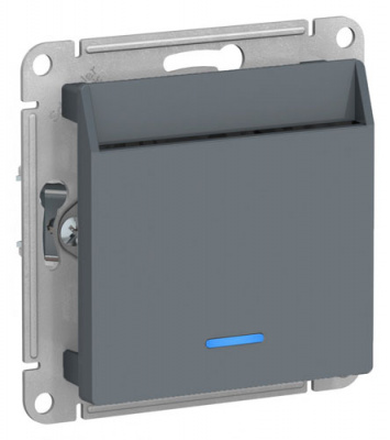 Выключатель карточный 10А без задержки времени механизм Schneider Electric AtlasDesign Грифель Systeme Electric AtlasDesign ATN000767