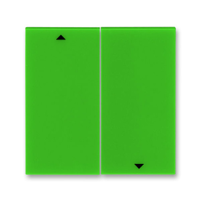 Сменная панель на клавишу для выключателя жалюзи зелёный ABB Levit ABB Levit 2CHH594471A8067