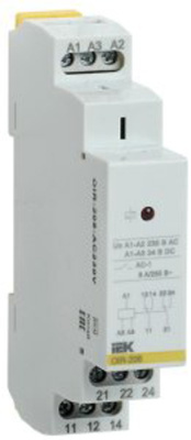 Реле промежут. OIR 2 конт. 8А 230В AC IEK IEK  OIR-208-AC230V