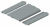 2-х Модульная плата кабельного ввода SF 1000x400 Schneider Electric Schneider Electric  NSYEC1041