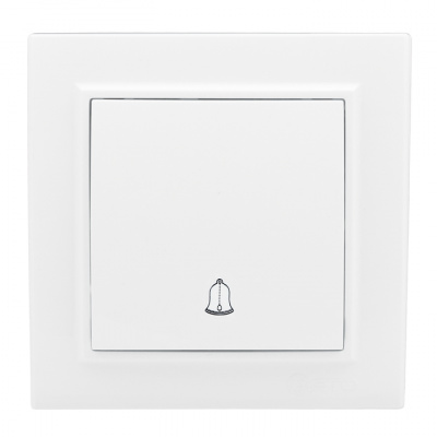 Кнопка звонка СП 10A EKF Basic Минск Белый EKF Минск ERV10-026-10