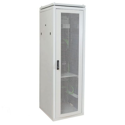 Шкаф сетевой 19" LINEA N 42U 600х1000мм перфорированные двери серый ITK ITK LINEA N LN35-42U61-PP