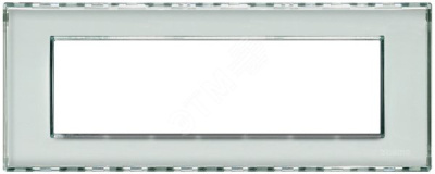 Рамка прямоугольная 7 мод. Bticino Living Light Kristall Bticino Living Light LND4807KR