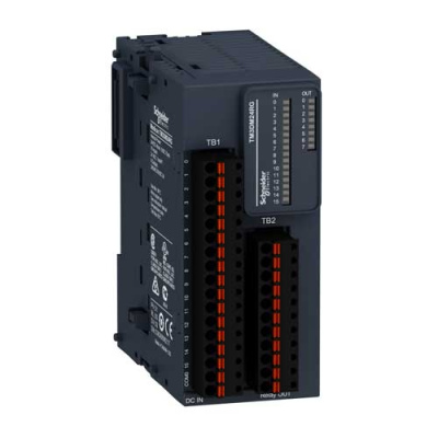Модуль расширения дискретный тм3- 24 входа/выхода реле пружинные зажимы Schneider Electric Schneider Electric  TM3DM24RG