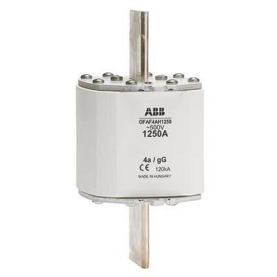 Предохранитель OFAF4AH500 500A тип gG размер4а, до 500В ABB ABB  1SCA022637R3980