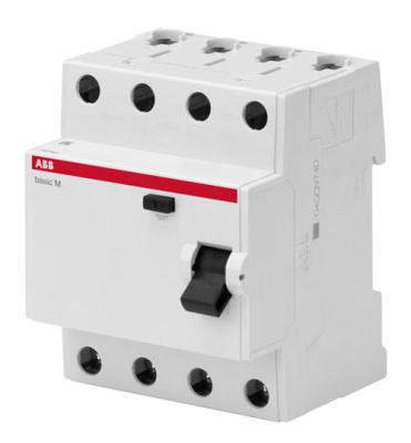 Устройство защитного отключения 4P 25A тип AC 30mA ABB BMF41425 ABB Basic M 2CSF604041R1250