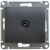 Розетка TV проходная 4DB Systeme Electric Glossa Антрацит Systeme Electric Glossa GSL000792