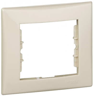 Рамка 1-постовая Schneider Electric Sedna Бежевый Schneider Electric Sedna SDN5800147