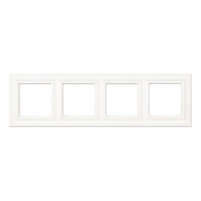 Рамка 4-постовая Jung Eco Profi DECO Белый Jung Eco Profi DECO EPD484WW