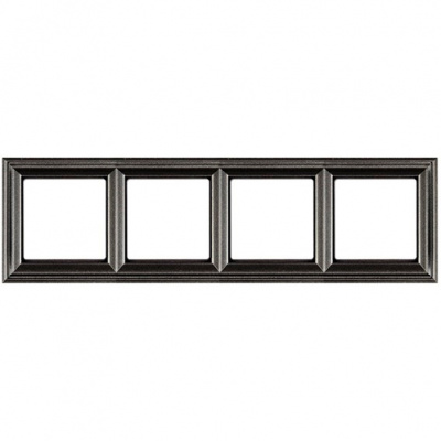 Рамка 4-постовая Jung Eco Profi DECO Антрацит Jung Eco Profi DECO EPD484AN