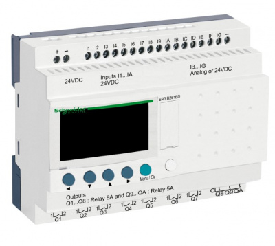 Реле модульное 26вх/вых =24В Schneider Electric Zelio Logic Schneider Electric Zelio Logic SR3B261BD