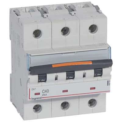 Автоматический выключатель 3P 40A C 25kA Legrand DX3 Legrand DX3 409785