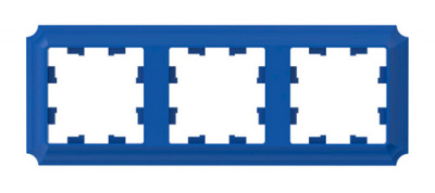 SE AtlasDesign ANTIQUE Рамка 3-постовая Аквамарин Systeme Electric AtlasDesign ATN101103