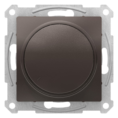 Светорегулятор (диммер) поворотно-нажимной 630Вт механизм Schneider Electric AtlasDesign Мокко Schneider Electric AtlasDesign ATN000636