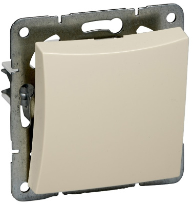 Переключатель перекрестный 10A (схема 7) SE Дуэт Бежевый Schneider Electric Дуэт WDE000271