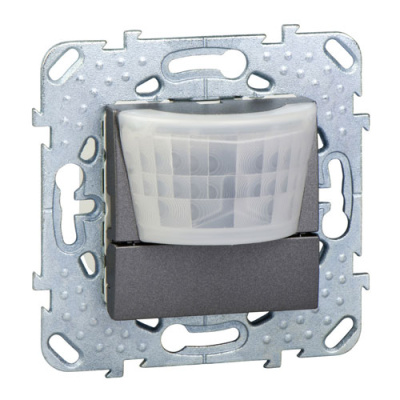 Датчик движения 2-проводной ИК 40-300W Schneider Electric Unica Top Графит Schneider Electric Unica Top MGU5.524.12ZD