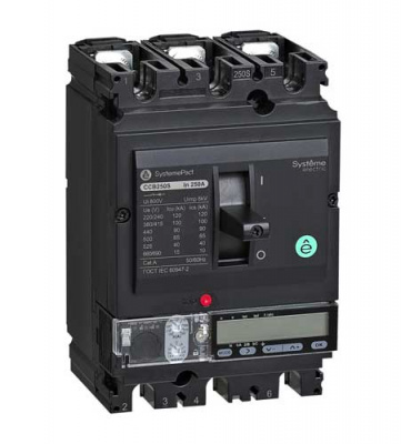 Автомат SYSTEMEPACT CCB250 36KA 3P3D S5.2E 250A рычаг LV431860 Systeme Electric Systeme Electric  SPC250F25052E3DF