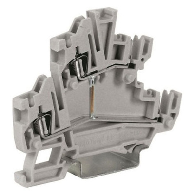 HCD.1/GR Двухуровневый проходной зажим с разъемами мама DKC DKC  ZHC290GR