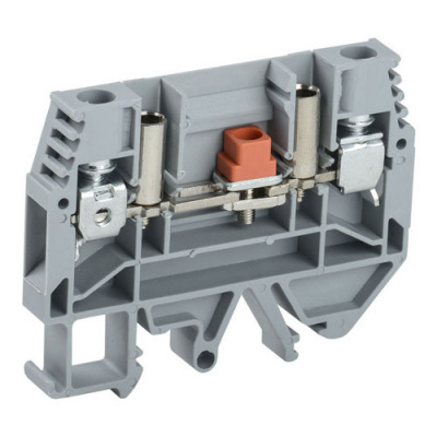 Клемма винтовая КВИ-6-И измерительная 6мм2 серая IEK IEK КВИ YZN30-006S-K03