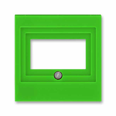 Накладка для розеток USB / HDMI / VGA зелёный ABB Levit ABB Levit 2CHH290040A4067