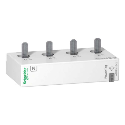 Беспроводный датчик Acti9 POWERTAG 63А 3P+N / 4P ниже аппарата =S= Schneider Electric Schneider Electric  A9MEM1542