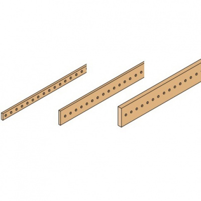 Шина 50x5мм с резьбовыми отверстиями M6, 2000мм ABB IS2 ABB IS2 EV1121