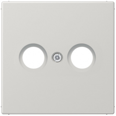 Накладка TV-FM розетки Jung Светло-серый Jung LS серия LS990TVLG