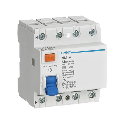 УЗО NL1-63 6kA 4P 40A 30mA тип AC (DB) CHINT CHINT  200224CHINT