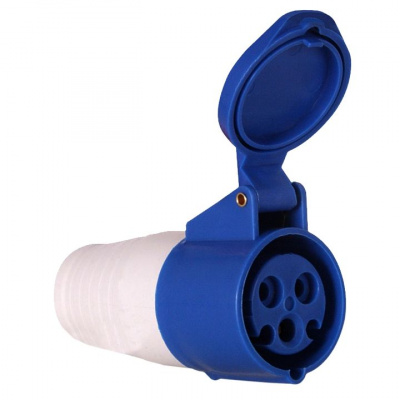Розетка переносная 213 2P+PЕ 16A 220В IP44 EKF PROxima EKF  ps-213-16-220