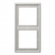 Рамка 2-постовая Jung LS 990 Светло-серый Jung LS серия LS982LG