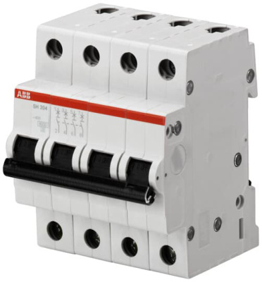 Автоматический выключатель 4P 6A (C) 6kA ABB SH204 ABB SH200 2CDS214001R0064