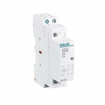 Контактор модульный 16A 2НО DEKraft МК103-016A-230B-20 DEKraft МК-103 18050DEK