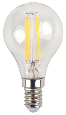 Лампа светодиодная филаментная E14 170-265В 7Вт 2700К ЭРА ЭРА F-LED F-LED P45-7W-827-E14