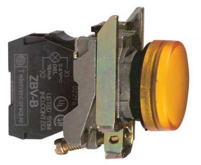 Сигнальная лампа 22мм 24В желтая Schneider Electric Schneider Electric  XB4BVB5