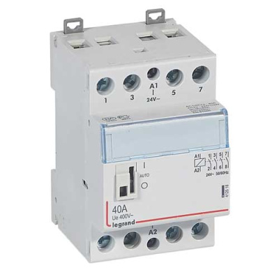 Контактор 24V 4НО 40A с руч.уп. Legrand CX3 Legrand  412518